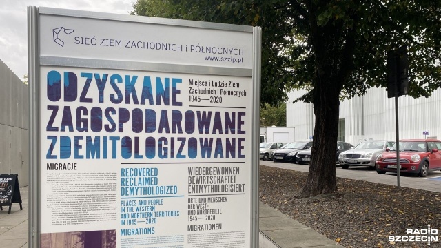 Odzyskane - Zagospodarowane - Zdemitologizowane - to tytuł nowej wystawy czasowej, która znajduje się przy wejściu do Centrum Dialogu Przełomy w Szczecinie.