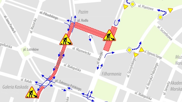 Od soboty pętla autobusowa przy pl. Rodła nie będzie dostępna dla pasażerów. To zmiana czasowa na pół roku.