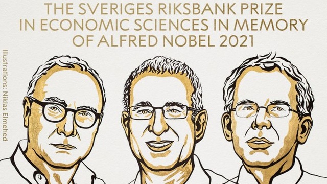 Nagrodę Nobla w dziedzinie ekonomii otrzymali amerykańscy naukowcy: David Card, Joshua D. Angrist i Guido W. Imbens.