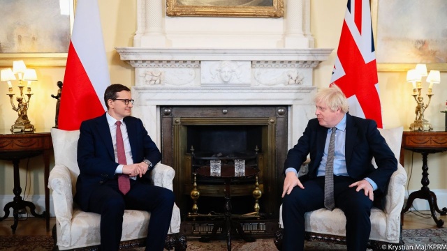 Premier Mateusz Morawiecki powiedział, że Wielka Brytania wspiera Polskę w kwestiach politycznych i geopolitycznych.