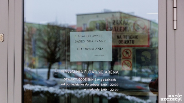Tydzień po uszkodzeniu dachu Floating Areny w Szczecinie, obiekt wciąż jest nieczynny.