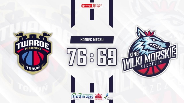 Koszykarze Kinga nie sprawili niespodzianki w Toruniu w meczu inaugurującym 14. kolejkę Energa Basket Ligi. Szczecinianie przegrali w czwartek na wyjeździe z Twardymi Piernikami Toruń 69:76.