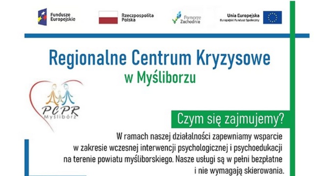 Poradnie dla osób, które potrzebują wsparcia psychologicznego powstały w Myśliborzu i Drawsku Pomorskim. Oficjalne otwarcie punktów we wtorek i w środę.