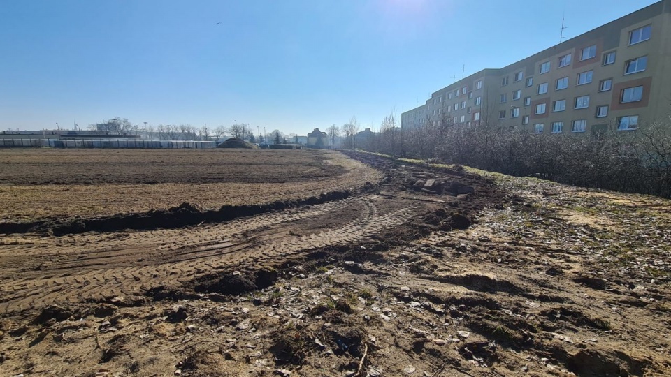 Trwa remont stadionu przy ulicy Ceglanej. źródło: https://www.stargard.pl/