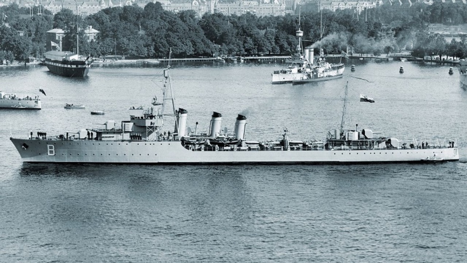 ORP "Burza" to polski niszczyciel typu Wicher. Fot. muzeummw.pl