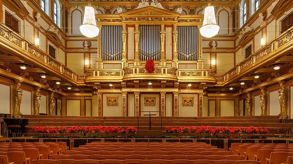 Großer Saal Musikverein w Wiedniu. Fot. [Źródło, coomons.wikimedia.org]