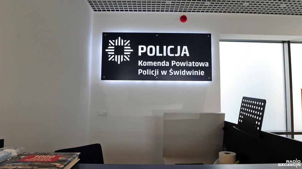Nowy budynek Komolendy Powiatowej Policji w Świdwinie. Fot. Marcin Kokolus [Radio Szczecin]