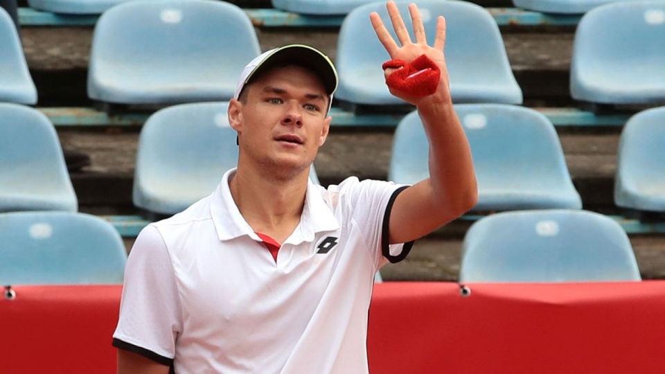 Na zdjęciu Kamil Majchrzak. Fot. Pekao Szczecin Open