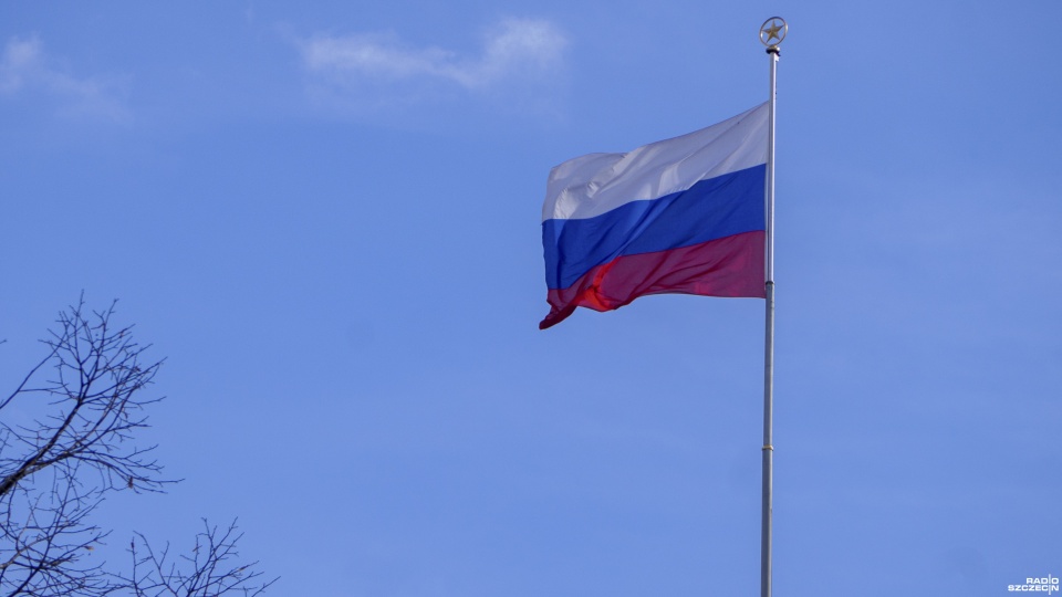 Flaga Rosji. Fot. Maciej Papke [Radio Szczecin]