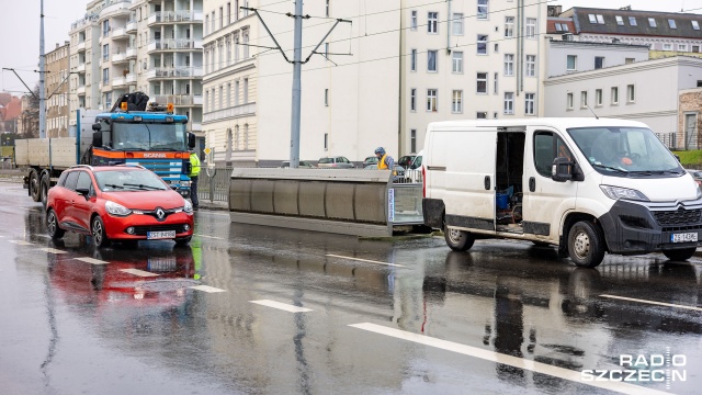 Fot. Robert Stachnik [Radio Szczecin] Skutki wichury w regionie. Zablokowane drogi, zniszczone samochody [AKTUALIZACJA, WIDEO, ZDJĘCIA]