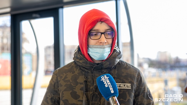 Fot. Robert Stachnik [Radio Szczecin] Skutki wichury w regionie. Zablokowane drogi, zniszczone samochody [AKTUALIZACJA, WIDEO, ZDJĘCIA]