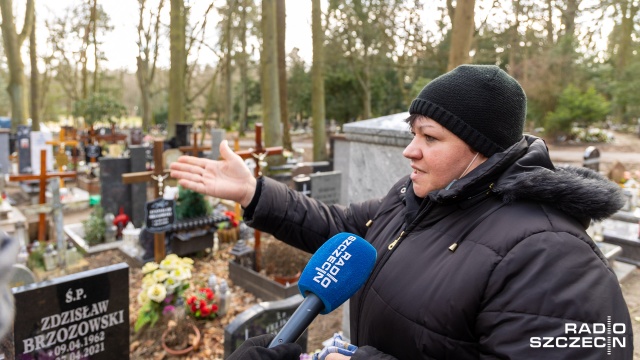 Fot. Robert Stachnik [Radio Szczecin] Cmentarz Centralny otwarty. Wciąż trwa liczenie strat [ZDJĘCIA]