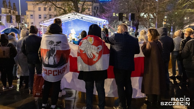 Fot. Robert Stachnik [Radio Szczecin] "Za wolność naszą i waszą" - Szczecin dla Ukrainy