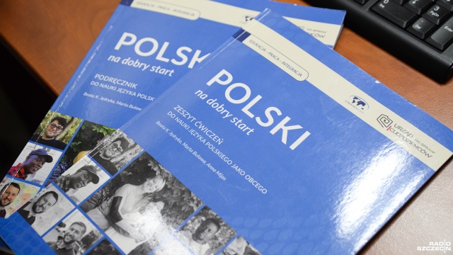 Fot. Kamila Kozioł [Radio Szczecin] Uchodźcy rozpoczęli naukę języka. "Polski jest ciężki na początku" [WIDEO, ZDJĘCIA]