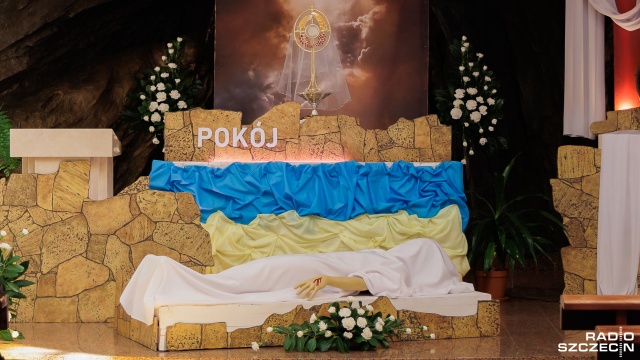 Fot. Robert Stachnik [Radio Szczecin] Groby Pańskie w szczecińskich kościołach [WIDEO, ZDJĘCIA]