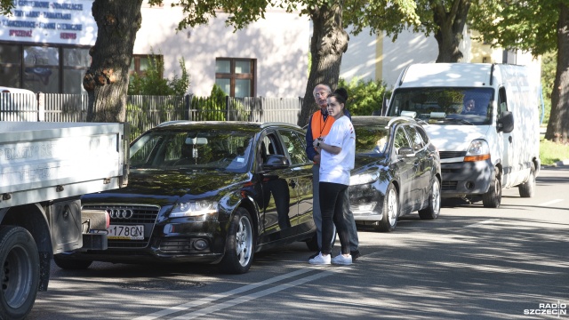 Fot. Kamila Kozioł [Radio Szczecin] Co robić, gdy samochód utknie na przejeździe kolejowym? PKP tłumaczy [ZDJĘCIA]