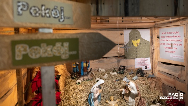 Fot. Robert Stachnik [Radio Szczecin] Jadłodzielnia w Dąbiu wypełnia się jedzeniem i miłością [WIDEO, ZDJĘCIA]