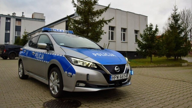 Jest nowy, oznakowany i elektryczny. Bezemisyjny pojazd będzie służył funkcjonariuszom Wydziału Prewencji.