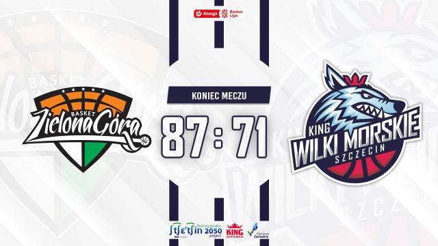 Koszykarze Kinga walczyli dzielnie, ale nie sprawili niespodzianki w Energa Basket Lidze. Szczecinianie przegrali na wyjeździe z Zastalem Zielona Góra 71:87 w 19. kolejce rozgrywek.