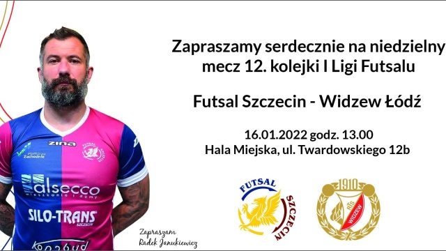 Halowi piłkarze Futsalu rozpoczynają rewanżową rundę rozgrywek 1. ligi. Szczecinianie zmierzą się w niedzielę u siebie z prowadzącym w tabeli Widzewem Łódź.