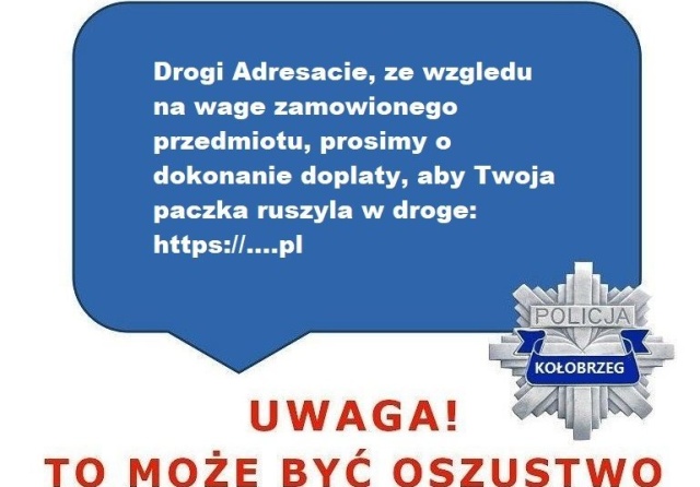 Policja ostrzega przed oszustami podszywającymi się pod firmy kurierskie. Mundurowi apelują, by uważać na podejrzane SMS-y.
