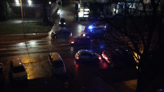 Wypadek na ulicy Pomorskiej w Szczecinie