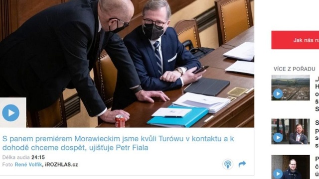Osiągnięcie porozumienia w sprawie kopalni Turów jest - według czeskiego premiera - realne w ciągu kilku tygodni.