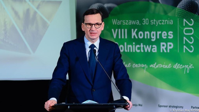Premier Mateusz Morawiecki powiedział, że polscy rolnicy zyskają na podniesieniu dopłat. W Warszawie szef rządu uczestniczył w 8. Kongresie Rolnictwa RP.
