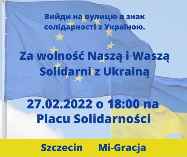 W najbliższą niedzielę na szczecińskim placu Solidarności odbędzie się wiec wsparcia.
