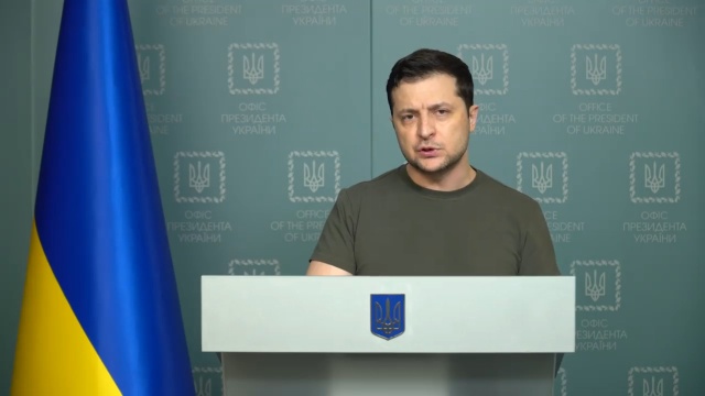 Wolodymyr Zełenski zapewnia, że Ukraińcy będą walczyć do końca, by uwolnić kraj od rosyjskich wojsk.