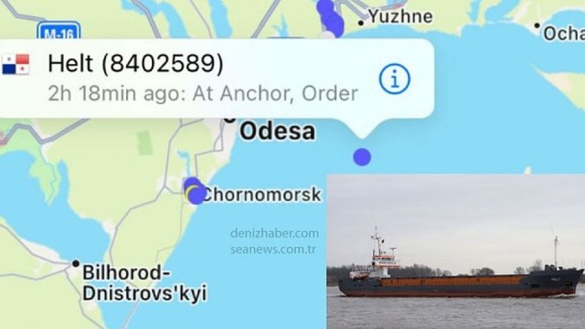 W pobliżu Odessy zatonął - płynący pod panamską banderą - estoński statek towarowy Helt. Przyczyną zatonięcia miała być eksplozja.