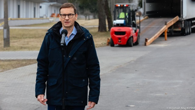 Premier Mateusz Morawiecki przestrzega przed wielką zorganizowaną machiną propagandową Rosji i przed fałszywymi informacjami.