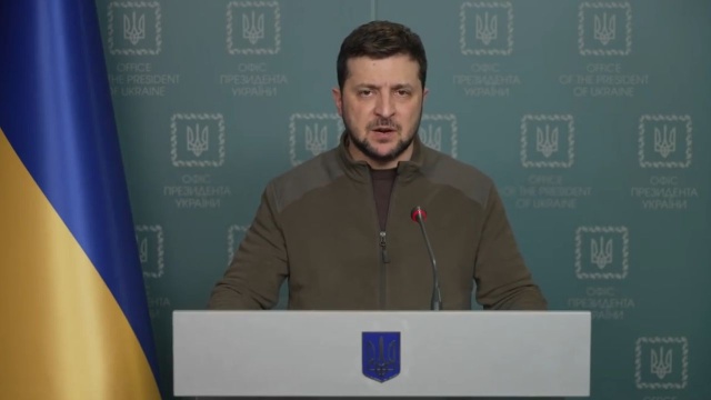 W 23. dniu rosyjskiej agresji na Ukrainę, prezydent Wołodymyr Zełenski ponownie skierował słowa otuchy do swoich rodaków.