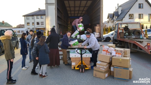 Transport żywności i leków zorganizowany przez Fundację Małych Stópek dotarł do Lwowa.
