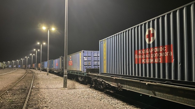 Na Ukrainę został dostarczony największy transport z żywnością z Polski z Rządowej Agencji Rezerw Strategicznych. To 1000 ton dla Zaporoża i 500 ton dla Charkowa.