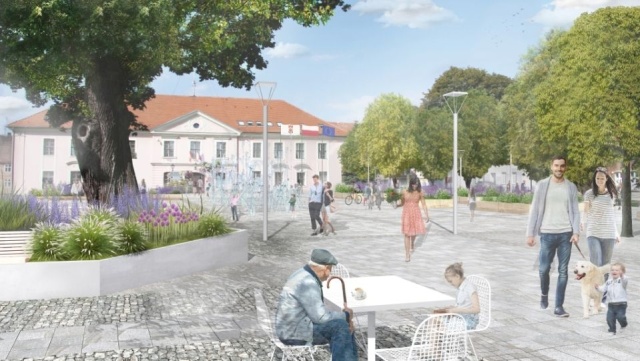Rynek staromiejski w Myśliborzu zostanie zrewitalizowany. W samym centrum utworzona zostanie przestrzeń do wypoczynku i rekreacji.