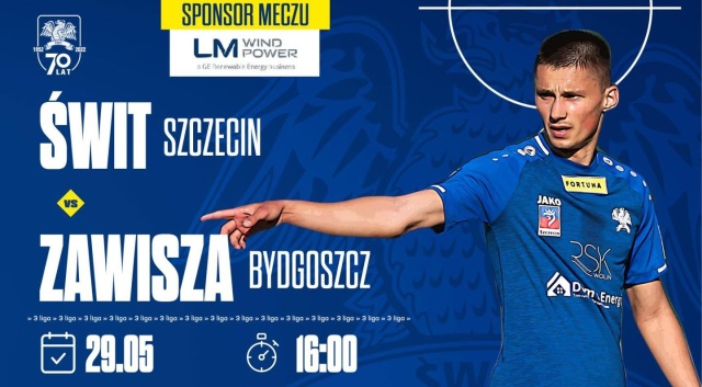 Piłkarze Świtu rozgromili Zawiszę Bydgoszcz w 3. lidze. Szczecinianie pokonali dziś bydgoszczan na swoim stadionie 6:1, w rozgrywkach grupy II, trzeciej ligi.