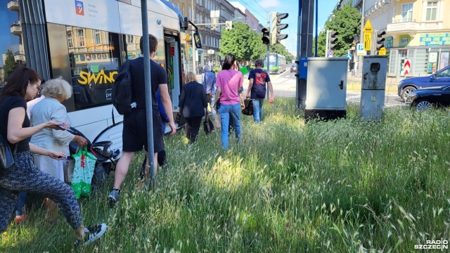 W centrum Szczecina stanęły tramwaje. To z powodu awarii energetycznej.