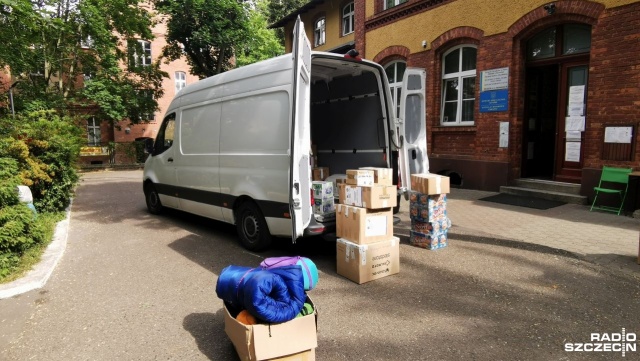 Kolejne dwa transporty ze szczecińskiego oddziału Związku Ukraińców w Polsce są już na Ukrainie.
