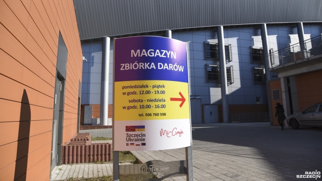 13 tysięcy rodzin otrzymało pomoc. W punkcie pomocy dla uchodźców z Ukrainy w Netto Arenie w Szczecinie przekazano 110 ton darów.