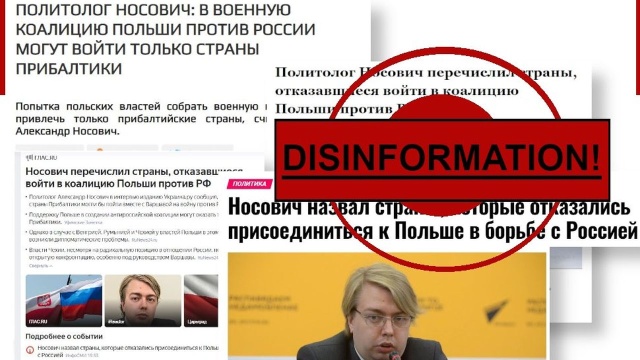 Rzecznik ministra koordynatora służb specjalnych Stanisław Żaryn napisał na Twitterze, że rosyjska propaganda kontynuuje operację dezinformacyjną wymierzoną w Polskę.