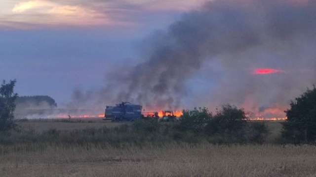 Strażacy apelują do rolników o zachowanie ostrożności w czasie żniw. W tym okresie dochodzi do około dwustu pożarów upraw dziennie.