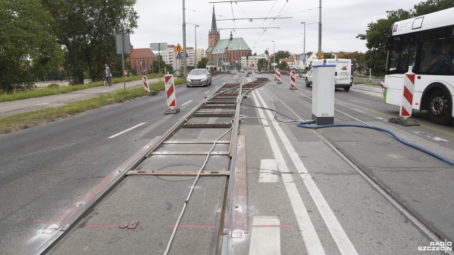Niespodzianki dla kierowców pojawiły się przede wszystkim na nitce wylotowej z miasta w kierunku prawobrzeża.