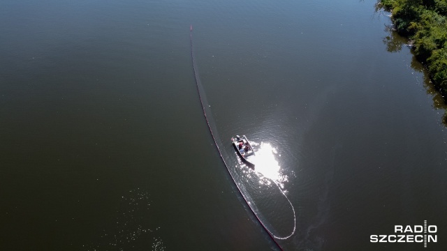 Wiceminister klimatu i środowiska Małgorzata Golińska poinformowała, że dno Odry jest obserwowane sonarem, by wyłowić leżące na nim martwe ryby.