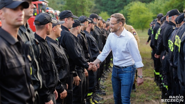 Polska grupa ratownicza, która przez ostatni tydzień gasiła pożary lasów w okolicach Bordeaux, po południu dojechała do Myśliborza, gdzie zorganizowano ich uroczyste powitanie.