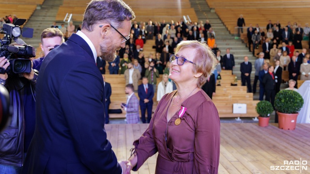 W szczecińskim Teatrze Letnim im. Heleny Majdaniec odbyła się uroczystość wręczenia honorowych odznaczeń pracownikom Grupy Azoty.