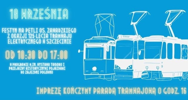 Zabytkowe wagony tramwajowe, pamiątkowe gadżety, miasteczko rowerowe i konkursy. To wszystko - na pętli Osiedla Zawadzkiego w Szczecinie.