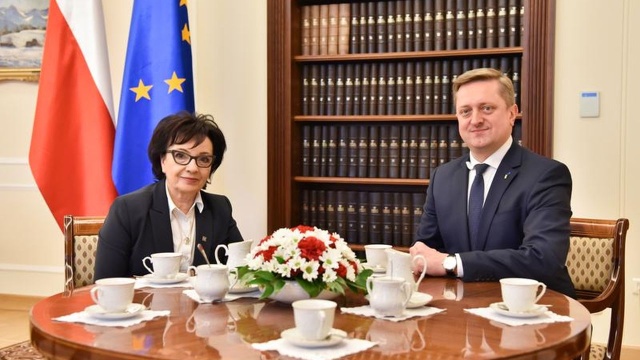 Spotkanie marszałek Sejmu z ambasadorem Ukrainy