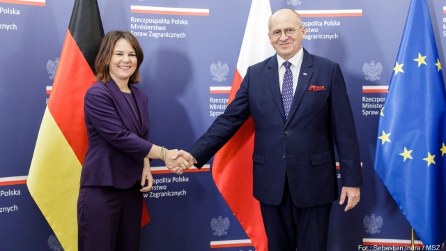 Minister spraw zagranicznych Niemiec, Annalena Baerbock powiedziała, że Niemcy poczuwają się do swojej odpowiedzialności historycznej.