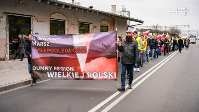 W Gryfinie odbył się pierwszy w historii Marsz Niepodległości. W patriotycznej manifestacji wzięło udział ponad 300 osób.